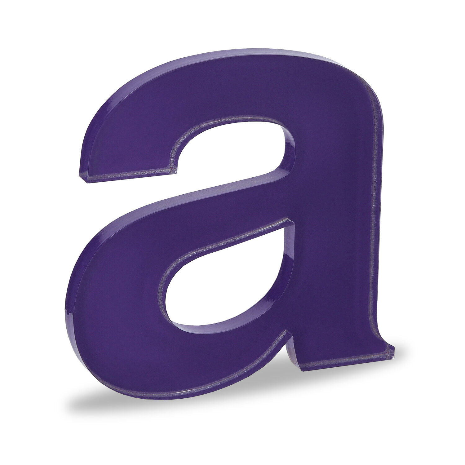 Clear Face with Painted Side & Back